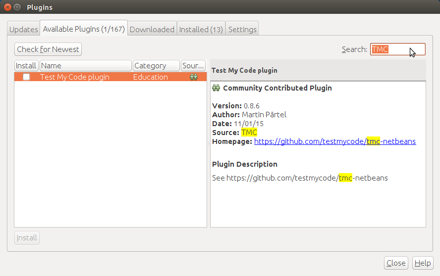 NetBeans Plugins Source
