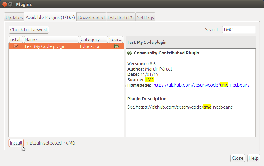 NetBeans Plugins Source